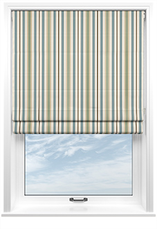 The British Stripe Co. George, Derwent No.1 - Roman Blind